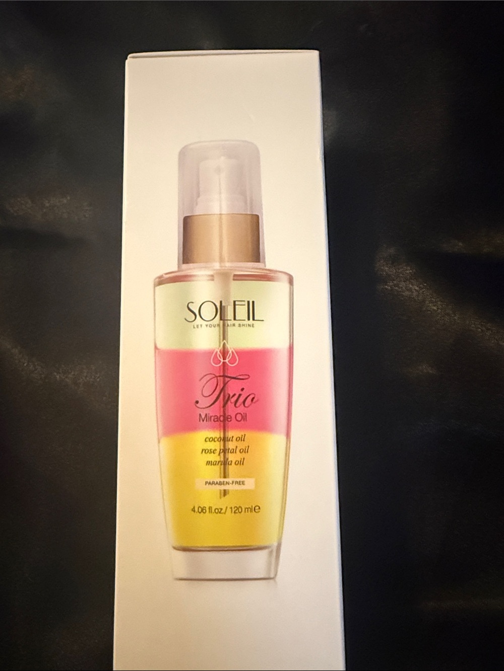 Soleil Trio Miracle Hair Oil 4.06 fl oz